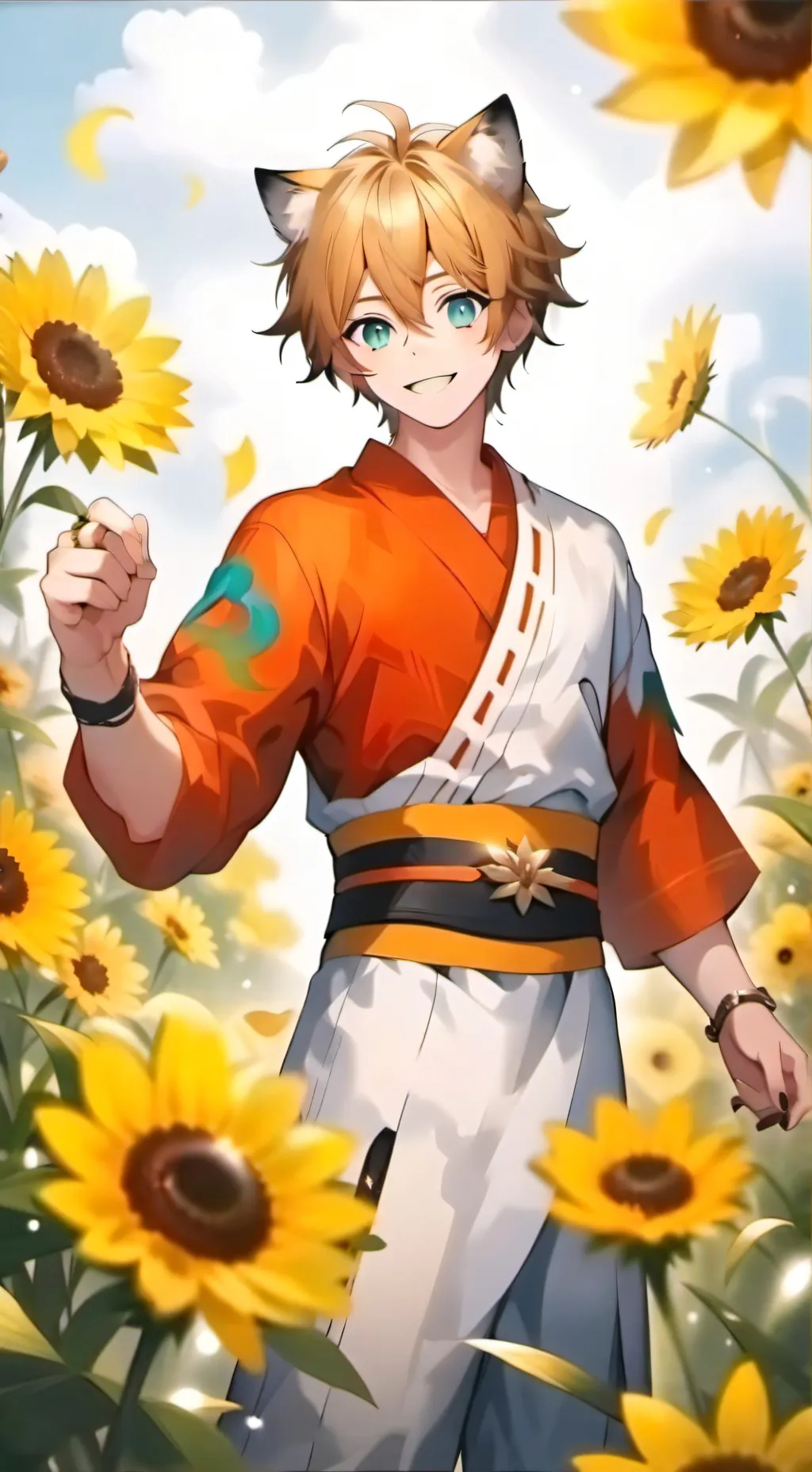 ai character: Alex Sunflower  background