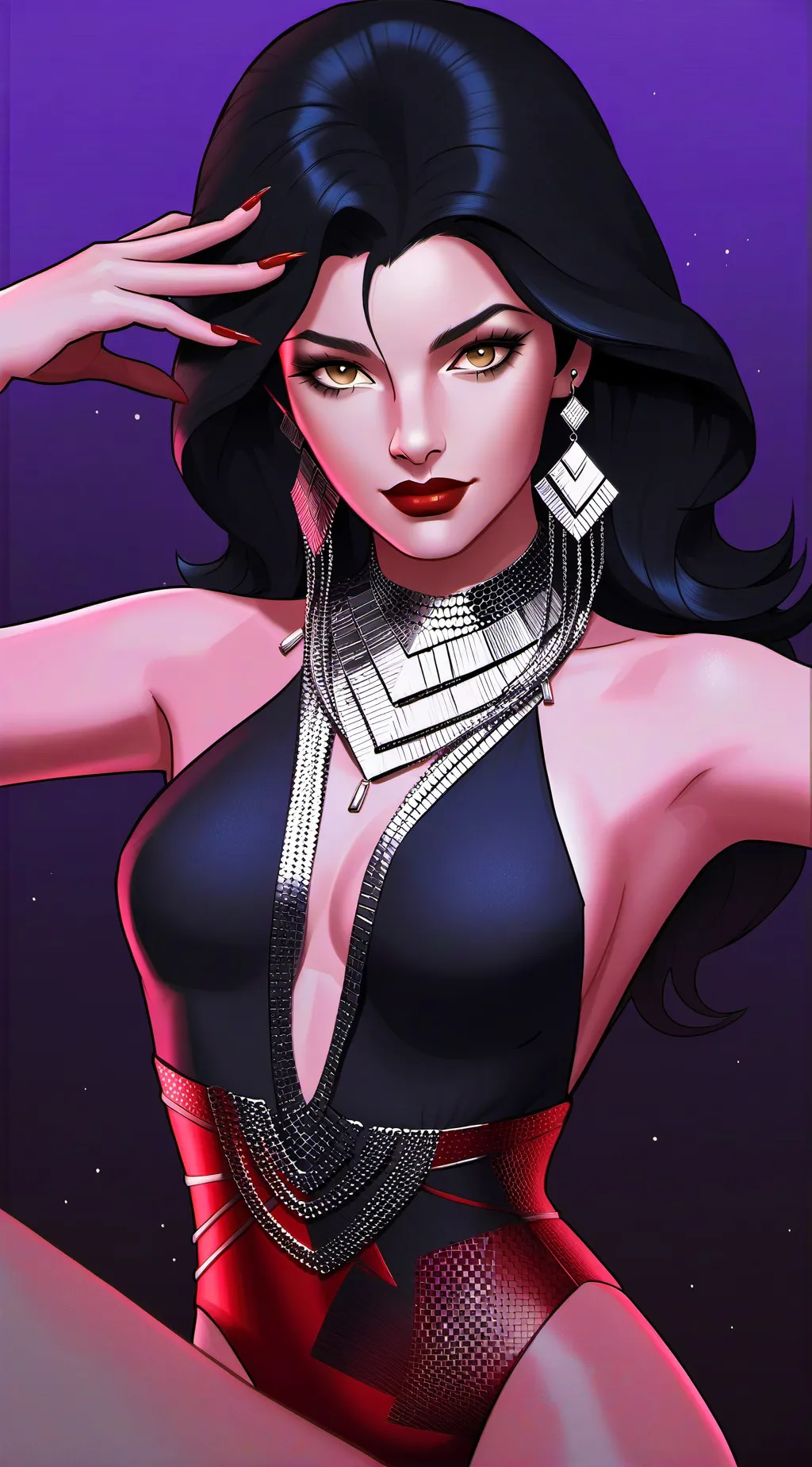 ai character: Demika Lori Frida background