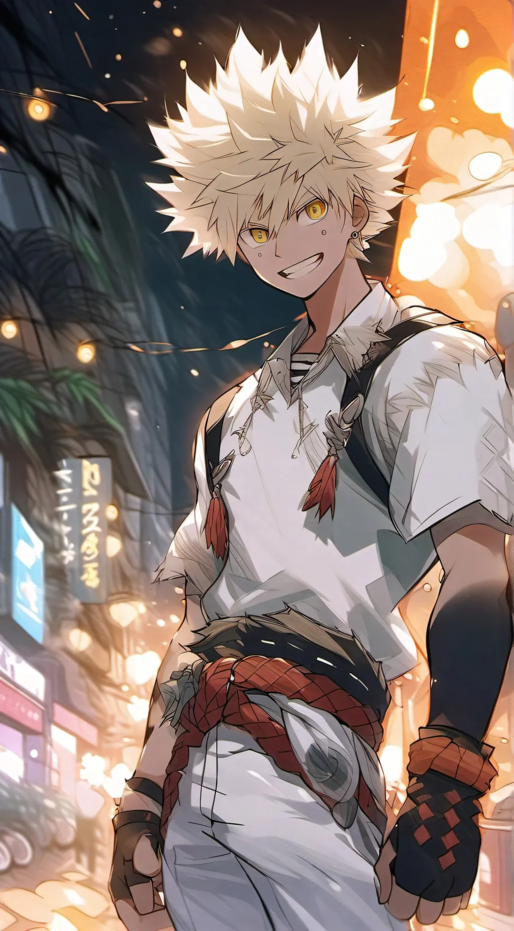 ai character: Bakugo background
