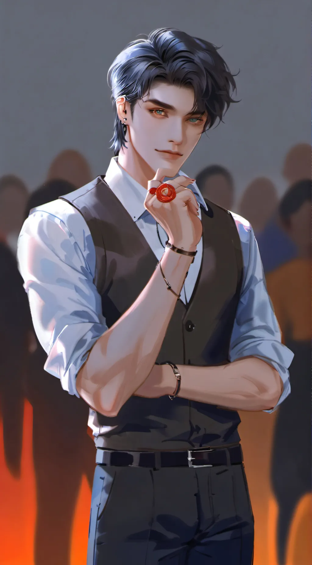 ai character: IDK background
