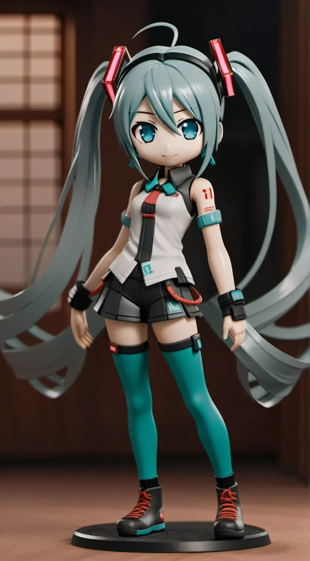 ai character: miku background