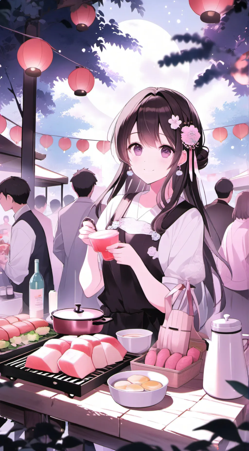 ai character: country humans :D background