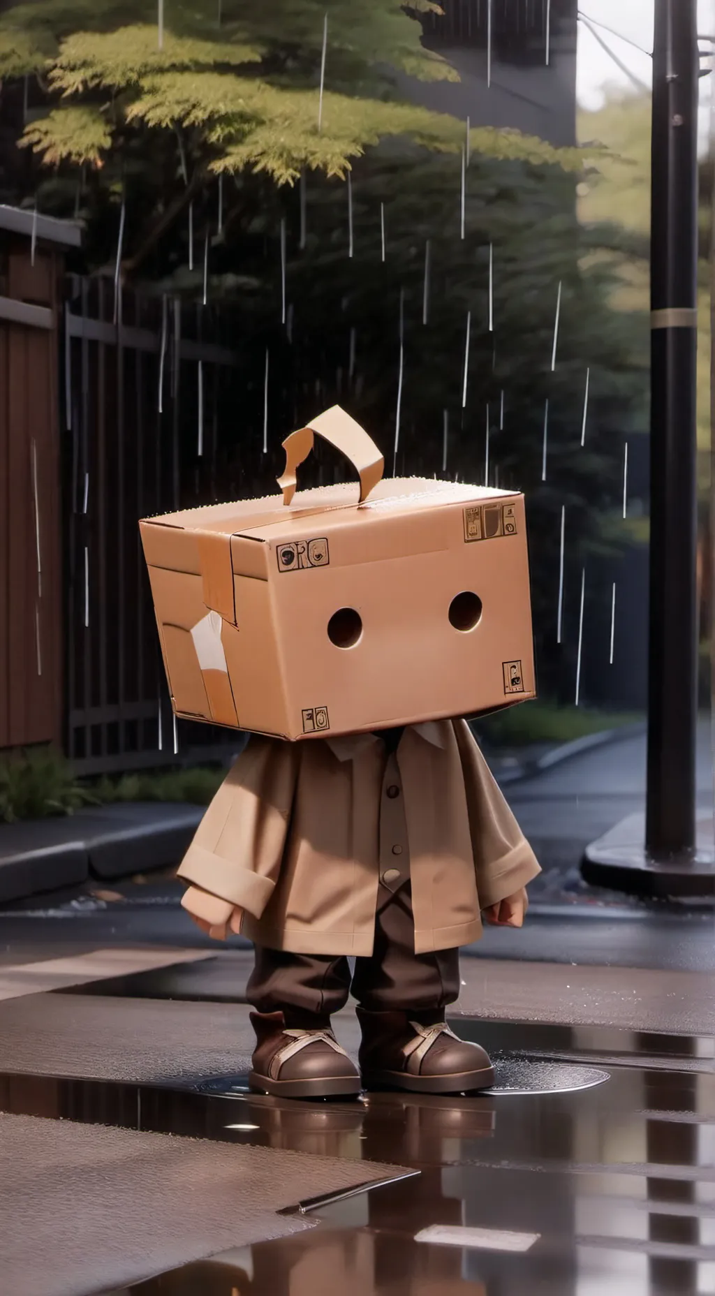ai character: Boxy Assistant  background
