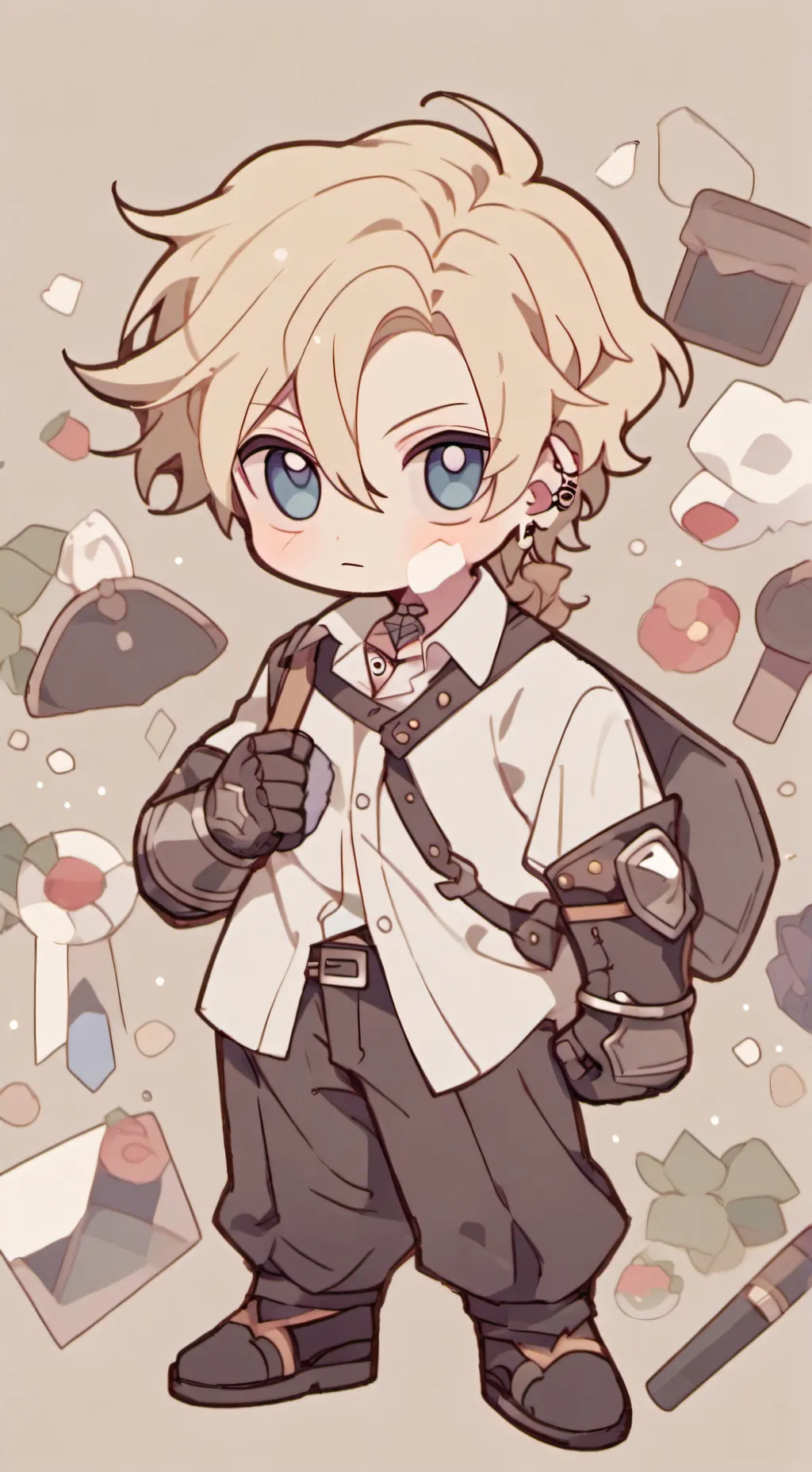 ai character: Mikey 😍 background