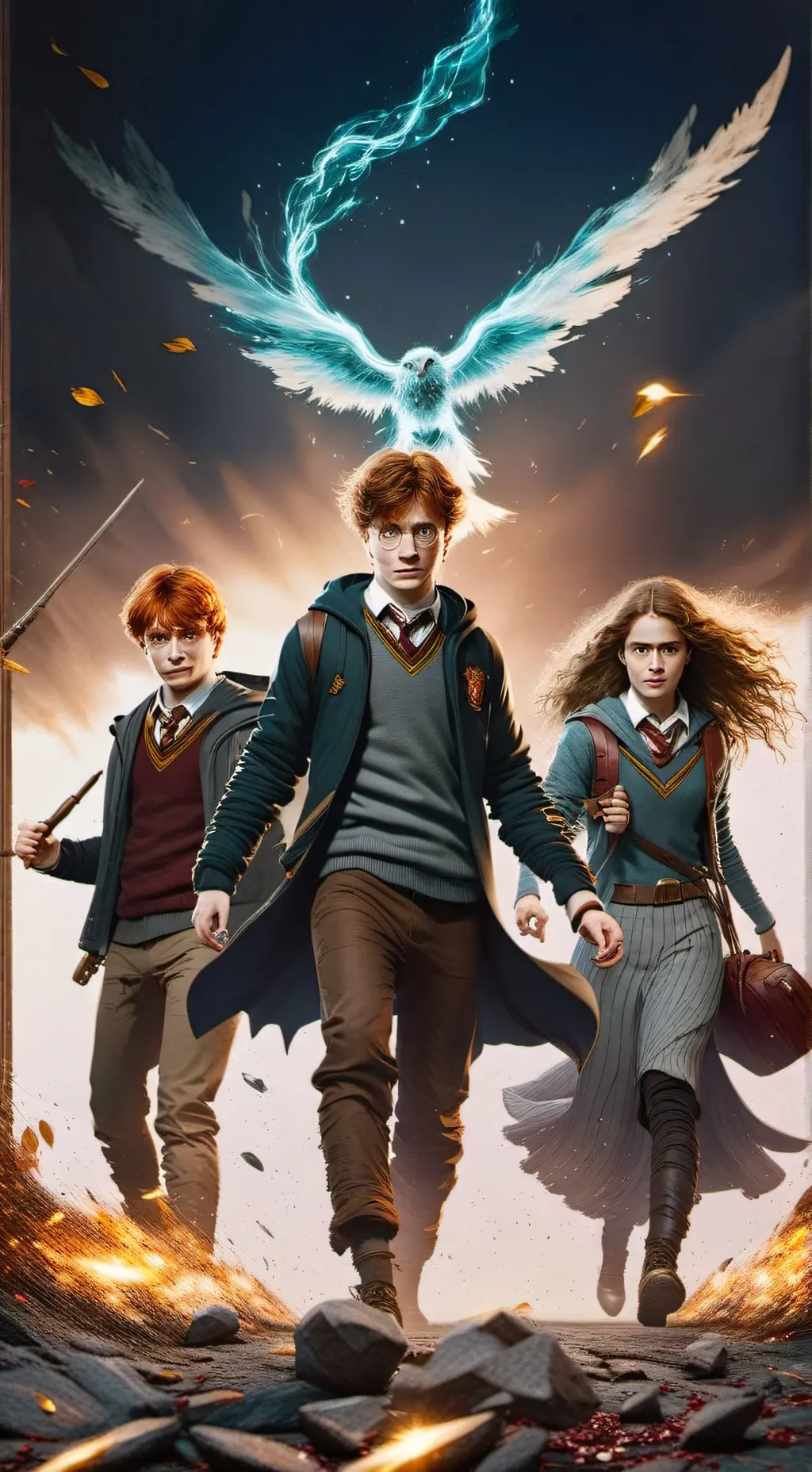 ai character: HP finale battle  background