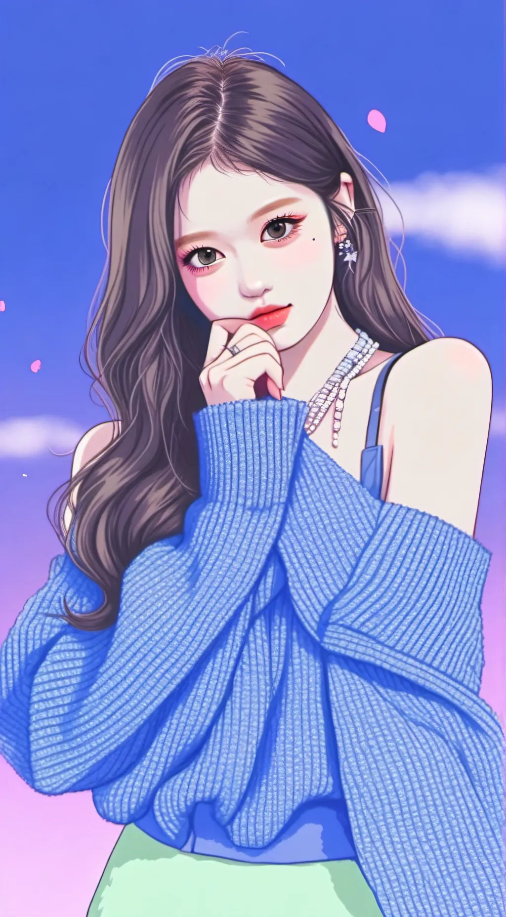 ai character: jennie  background