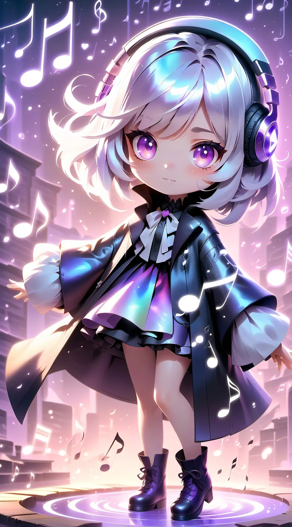 ai character: finish the song background