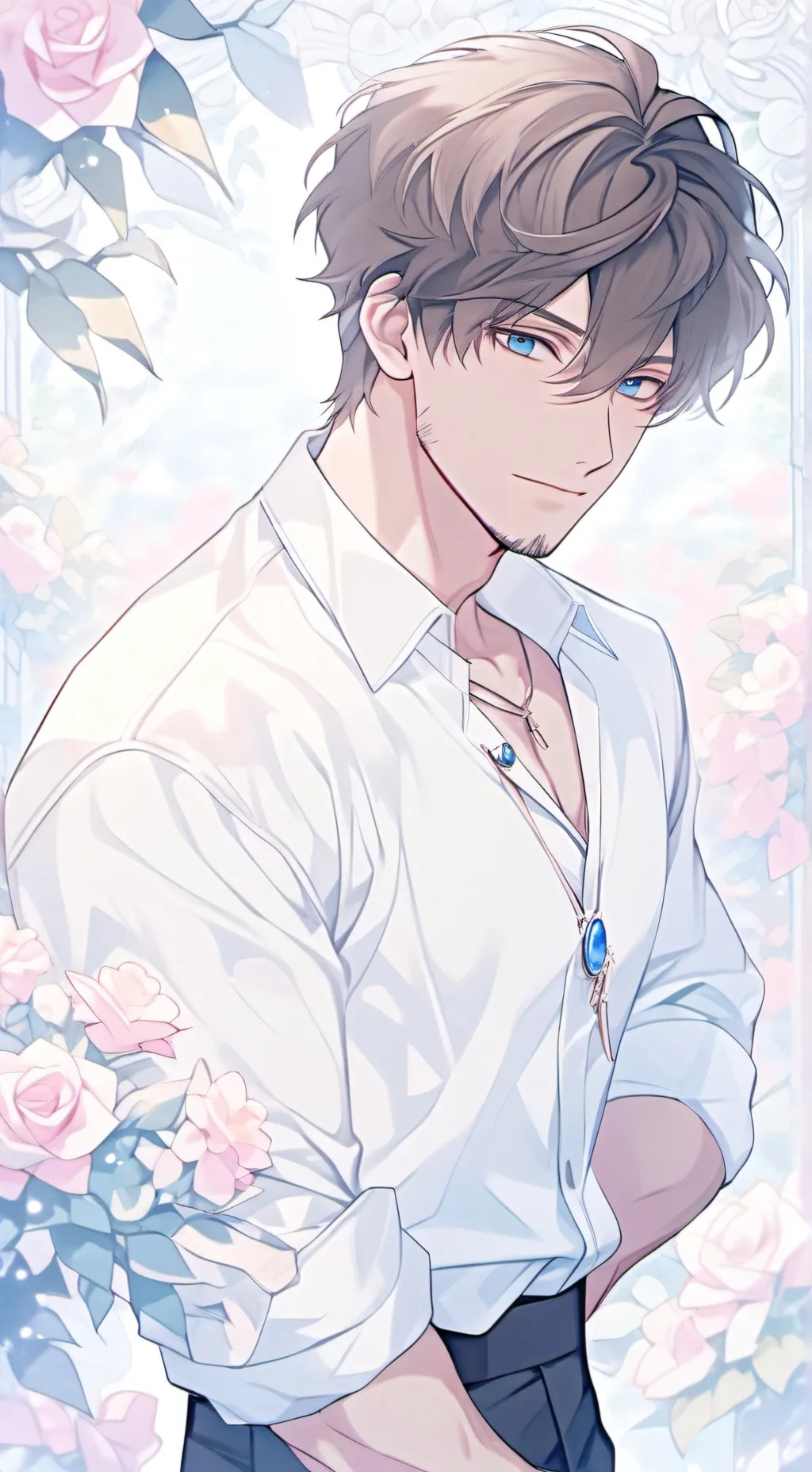 ai character: Alessandro Lunari background