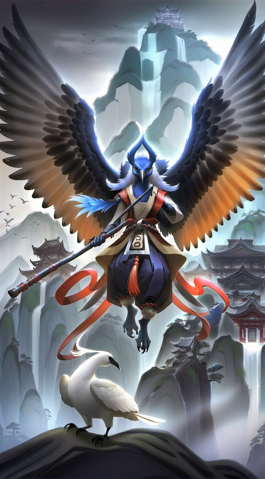 ai character: sakura background