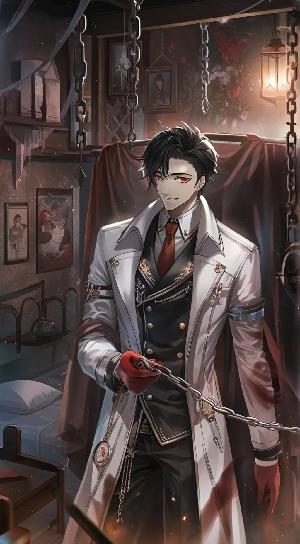 ai character: Alucard background