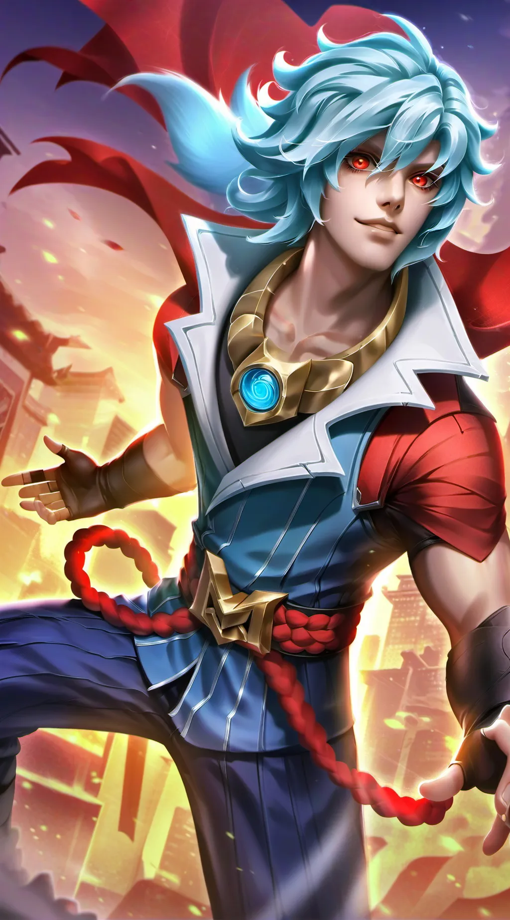 ai character: Shigaraki  background