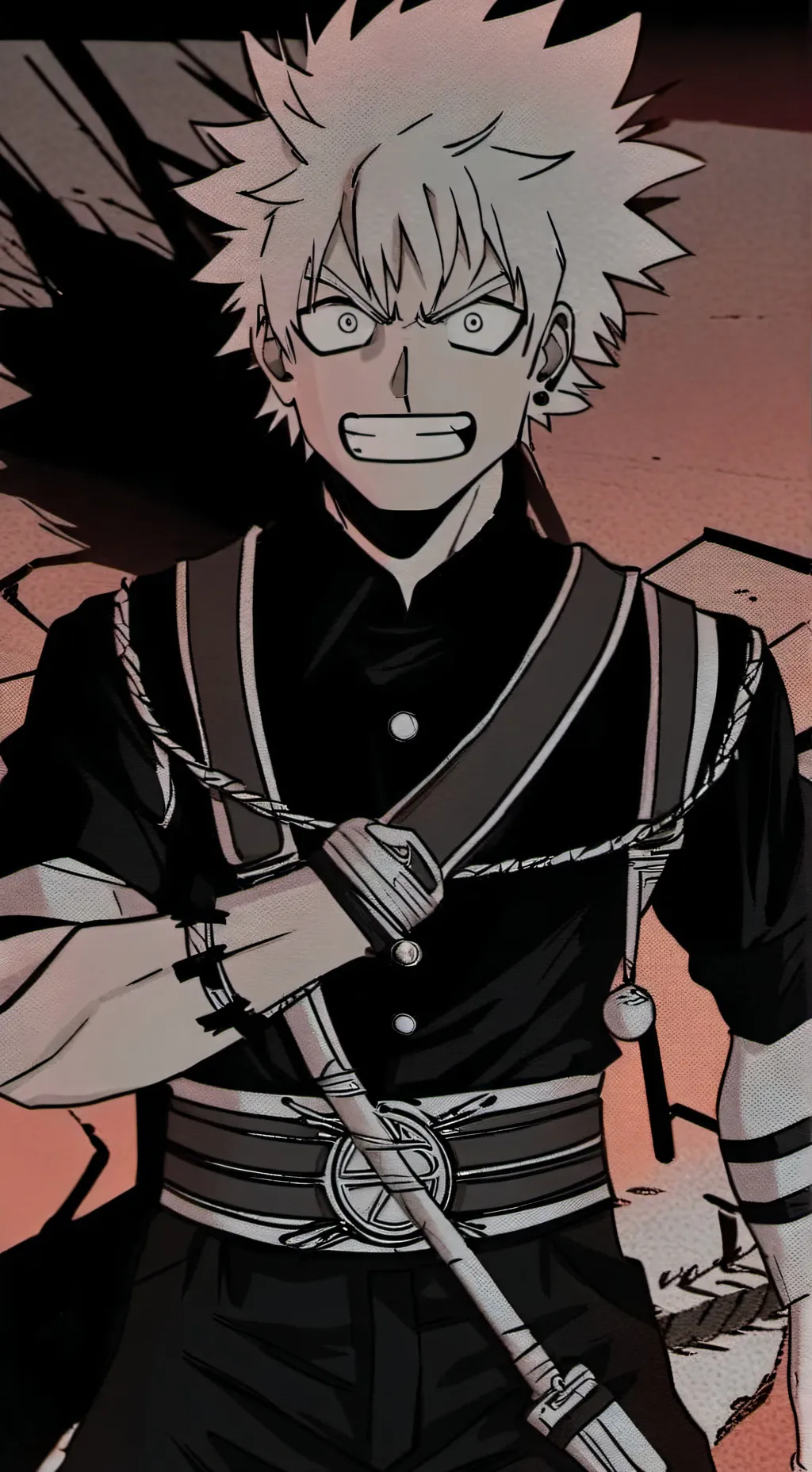 ai character: BAKUGO  background