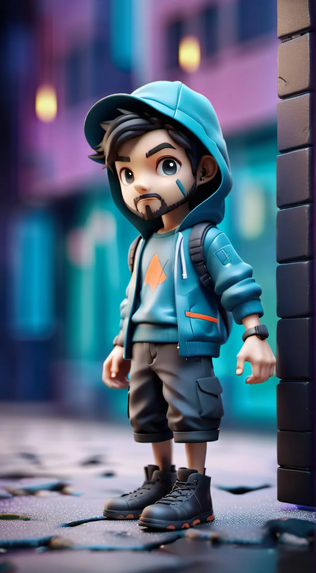 ai character: Oakley background