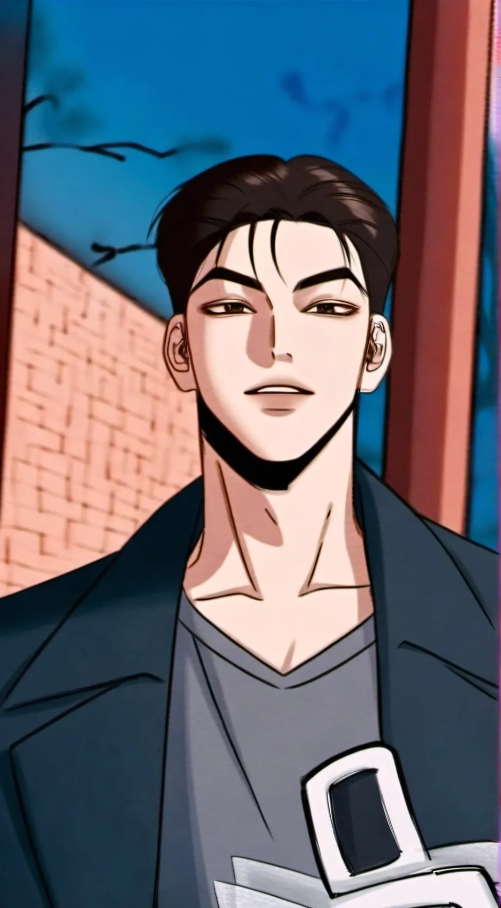 ai character: juan grabriel☝🏻👽 background