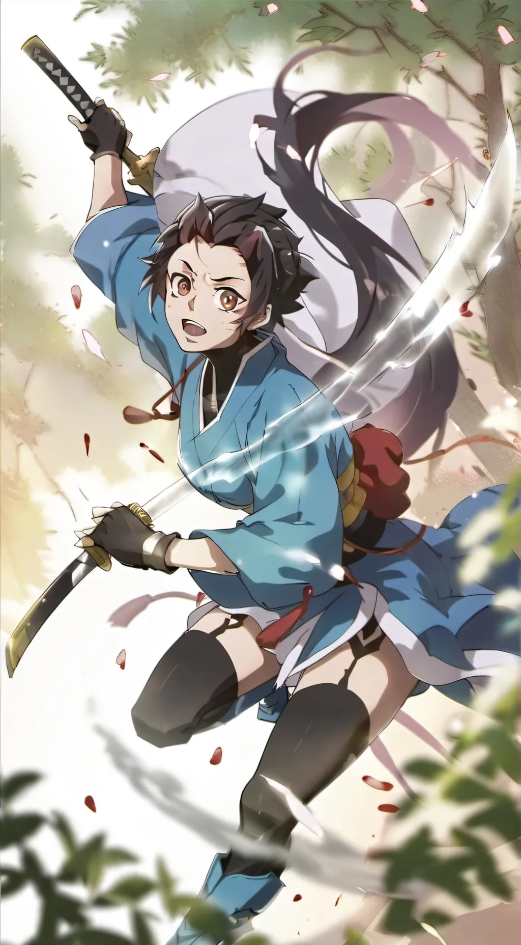ai character: Demon slayer hypno background
