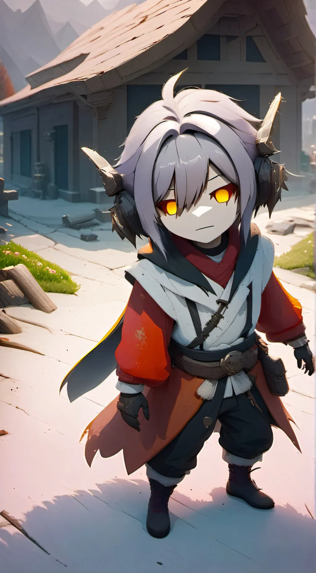 ai character: Murder drones  background