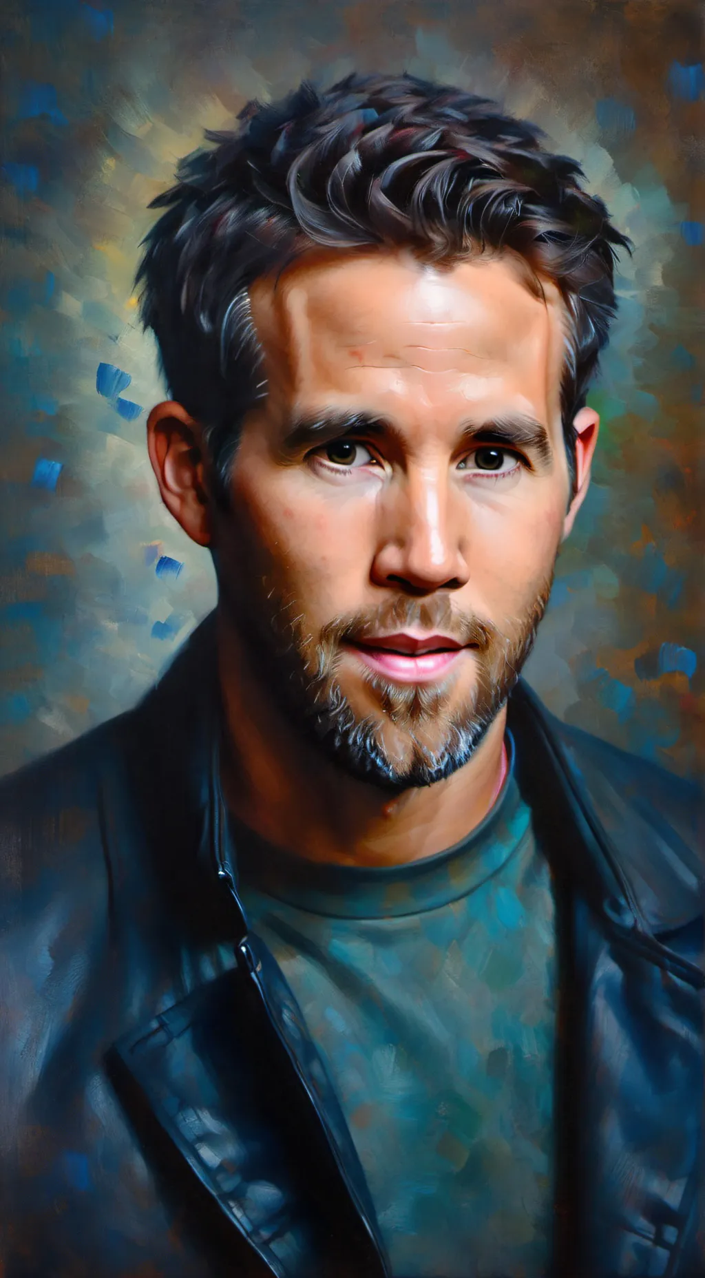 ai character: Ryan reynolds  background