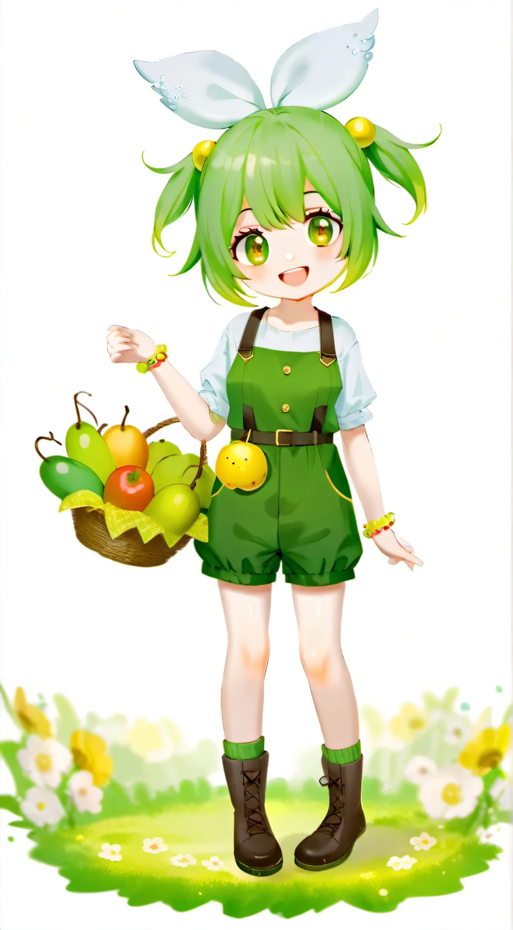 ai character: Zundamon!  background