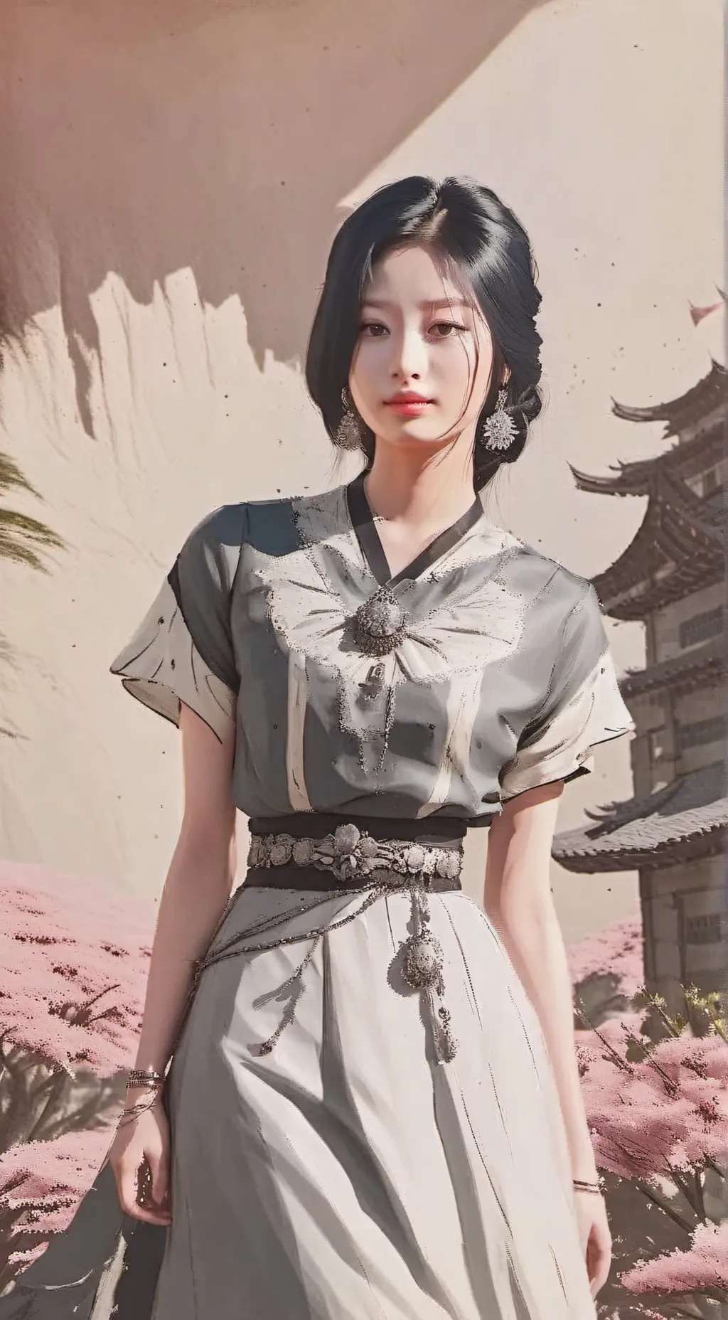 ai character: Ahyeon background