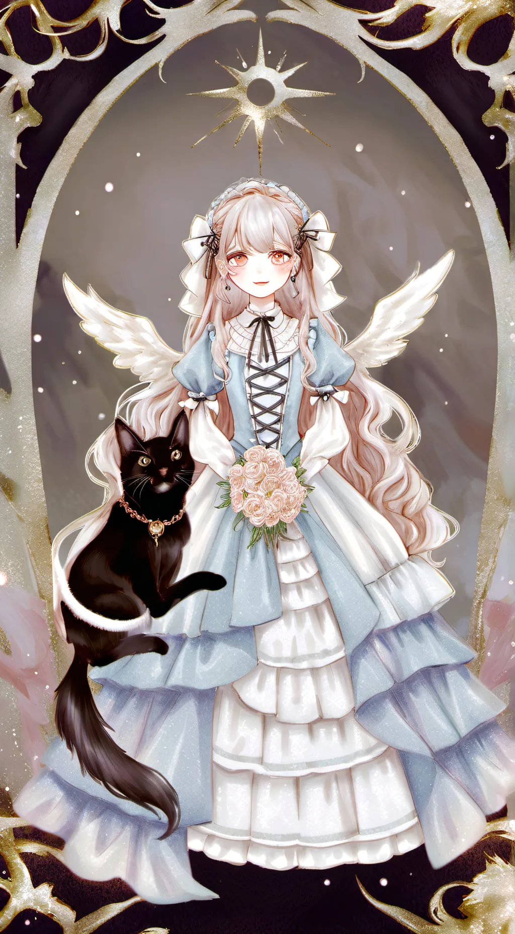 ai character: Star background