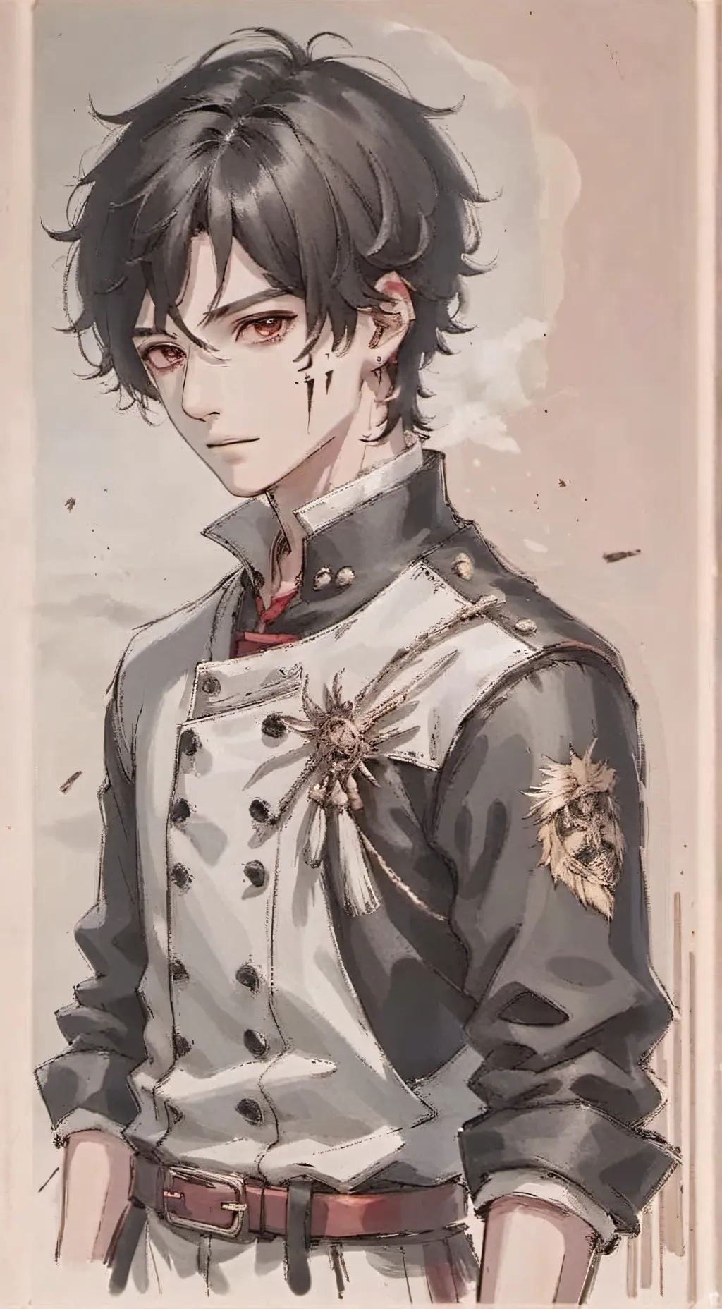 ai character: Sebastian  background