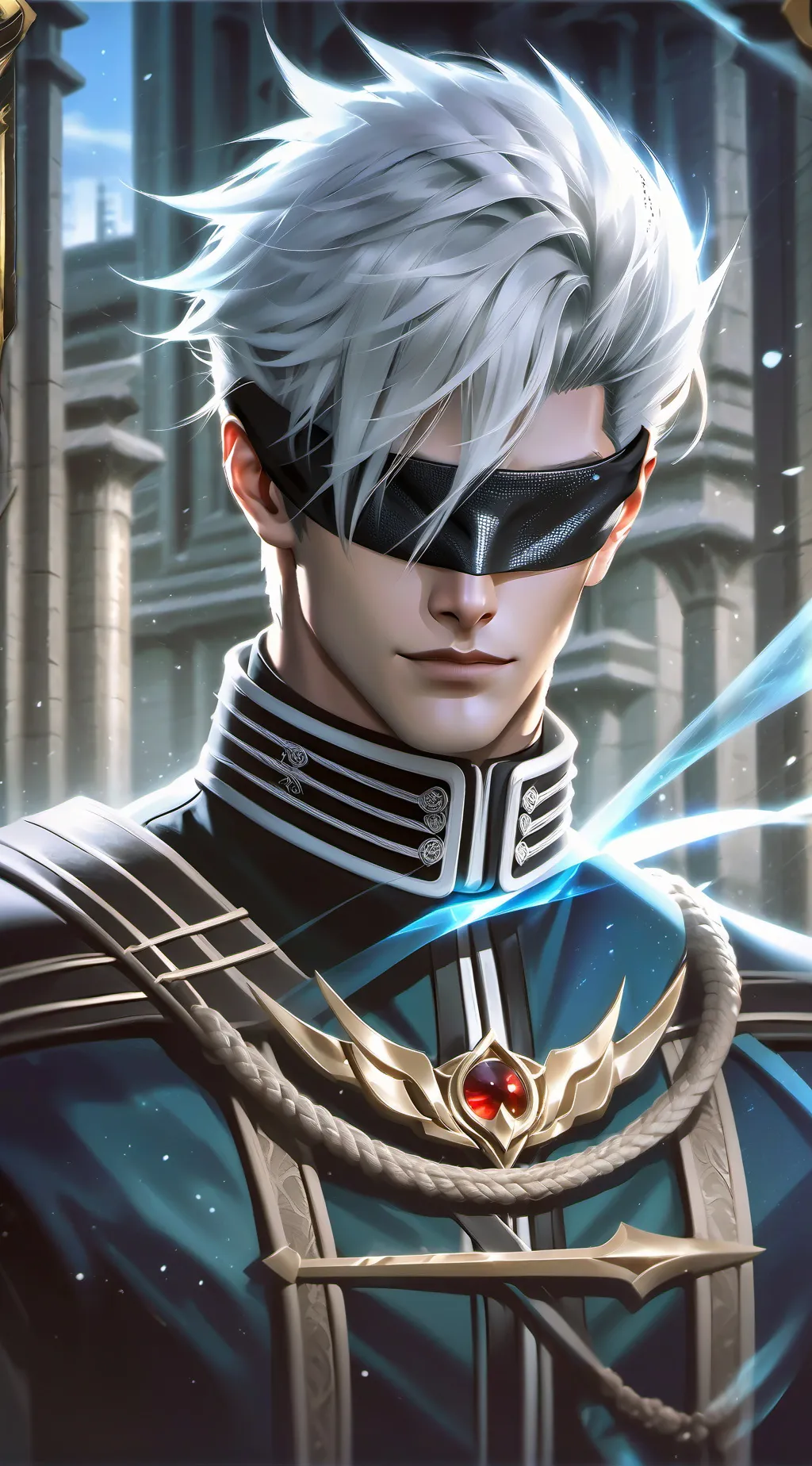 ai character: Satoru Gojo background