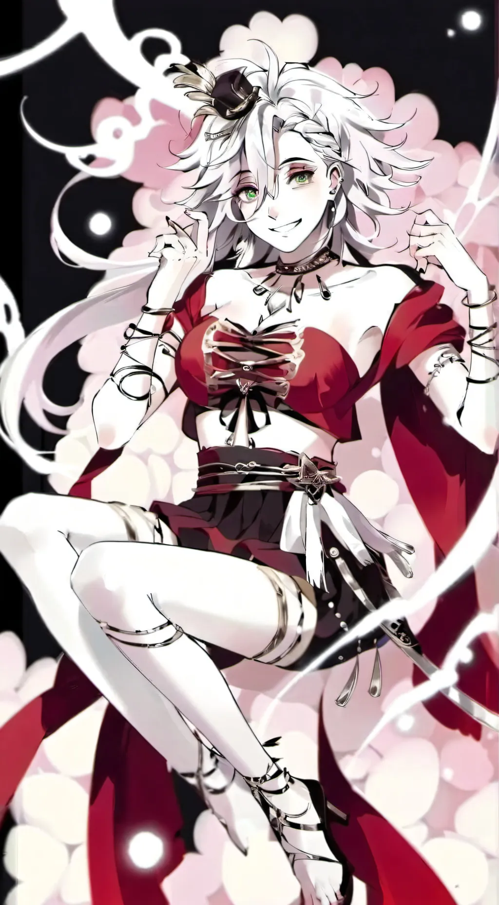 ai character: Akaza x F Douma background
