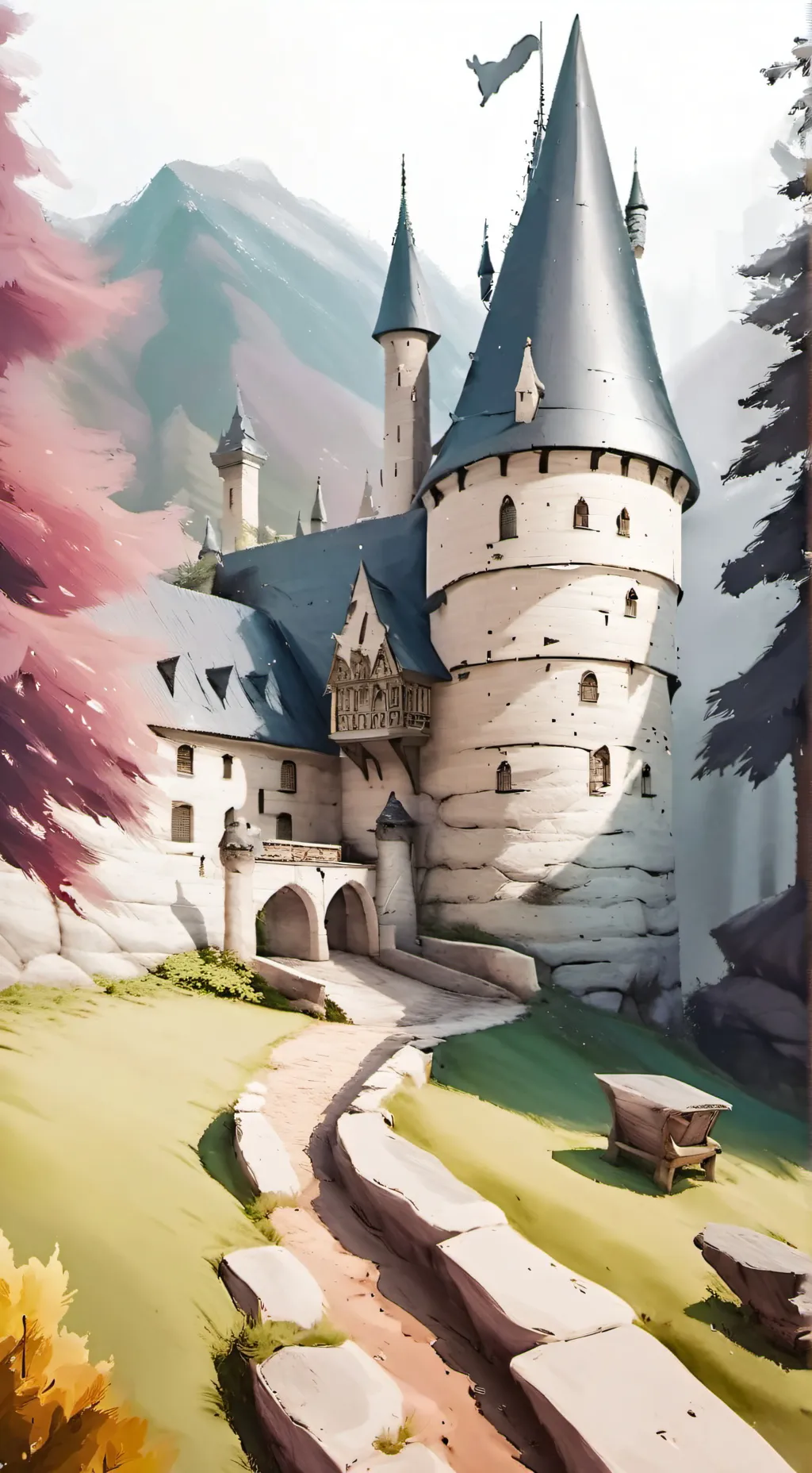 ai character: hogwarts  background