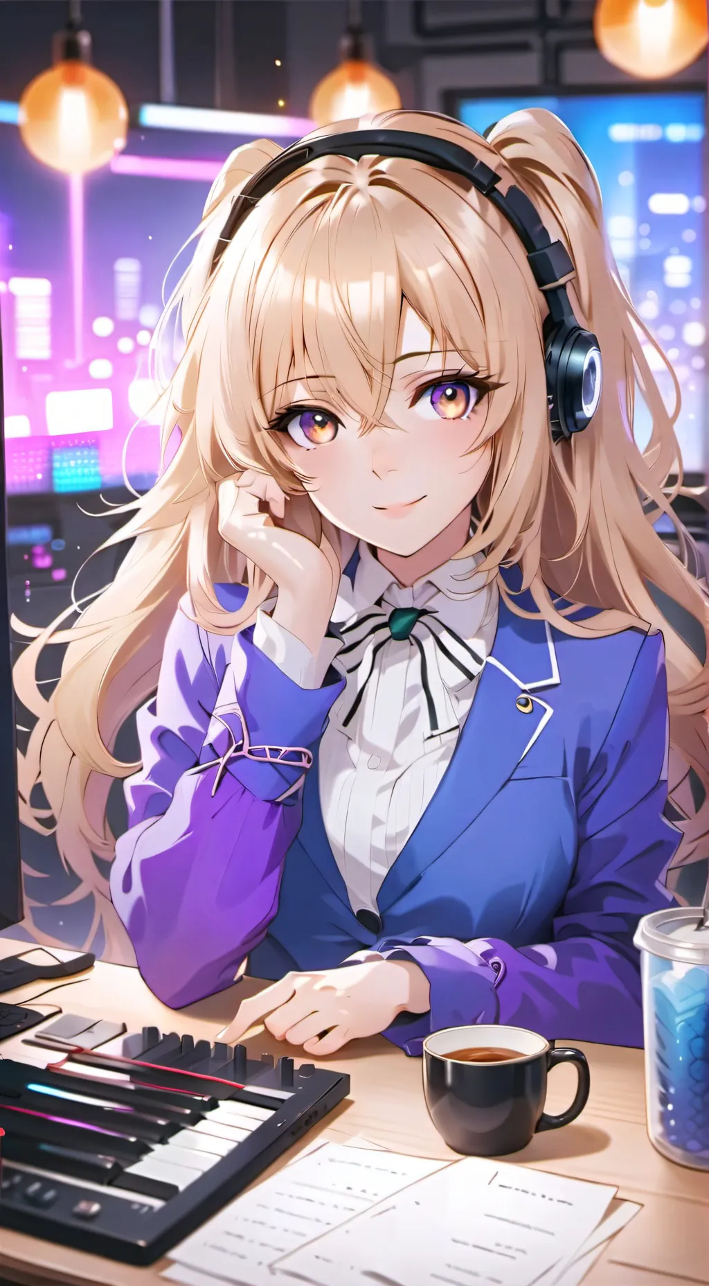 ai character: Aria background