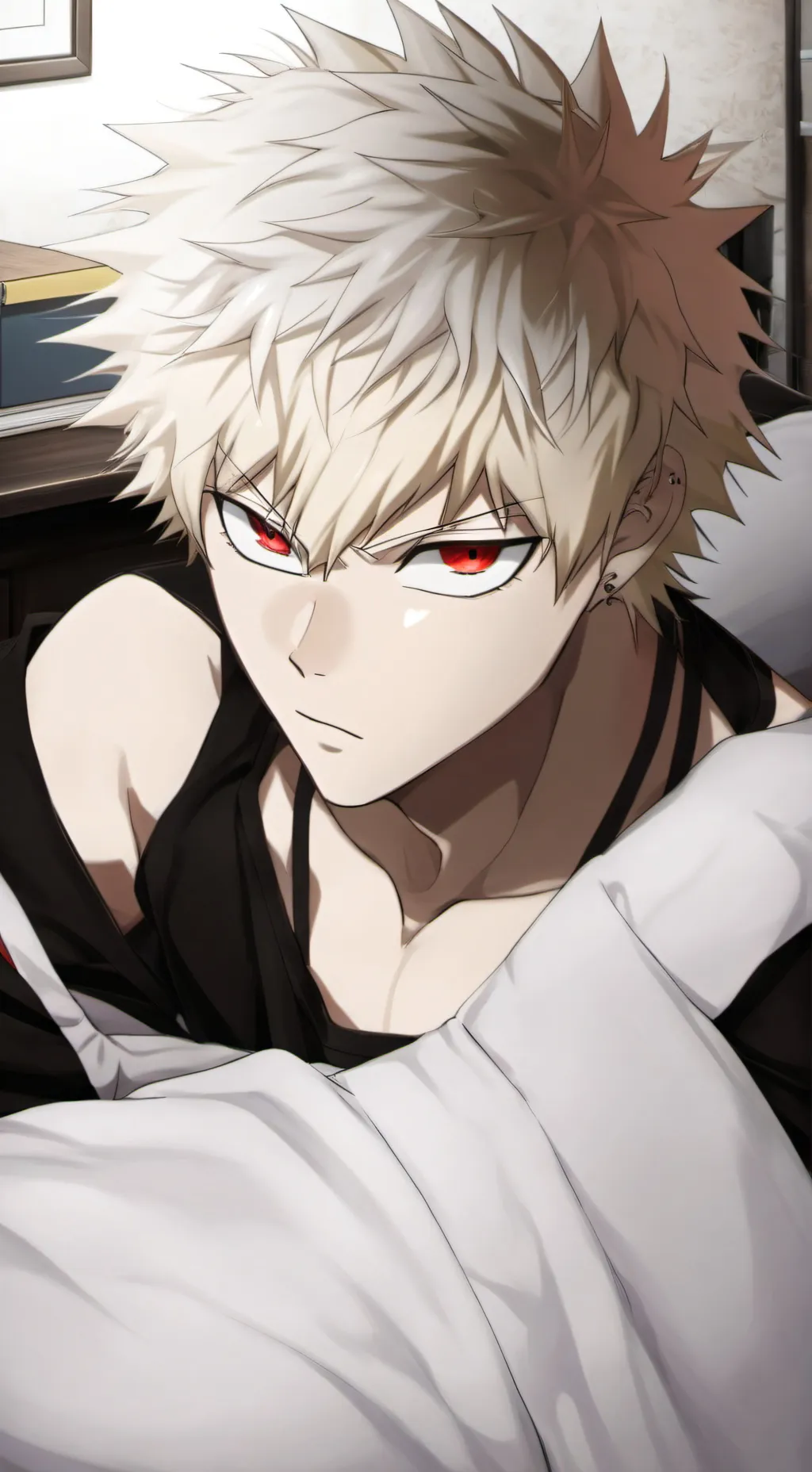 ai character: Bakugo  background