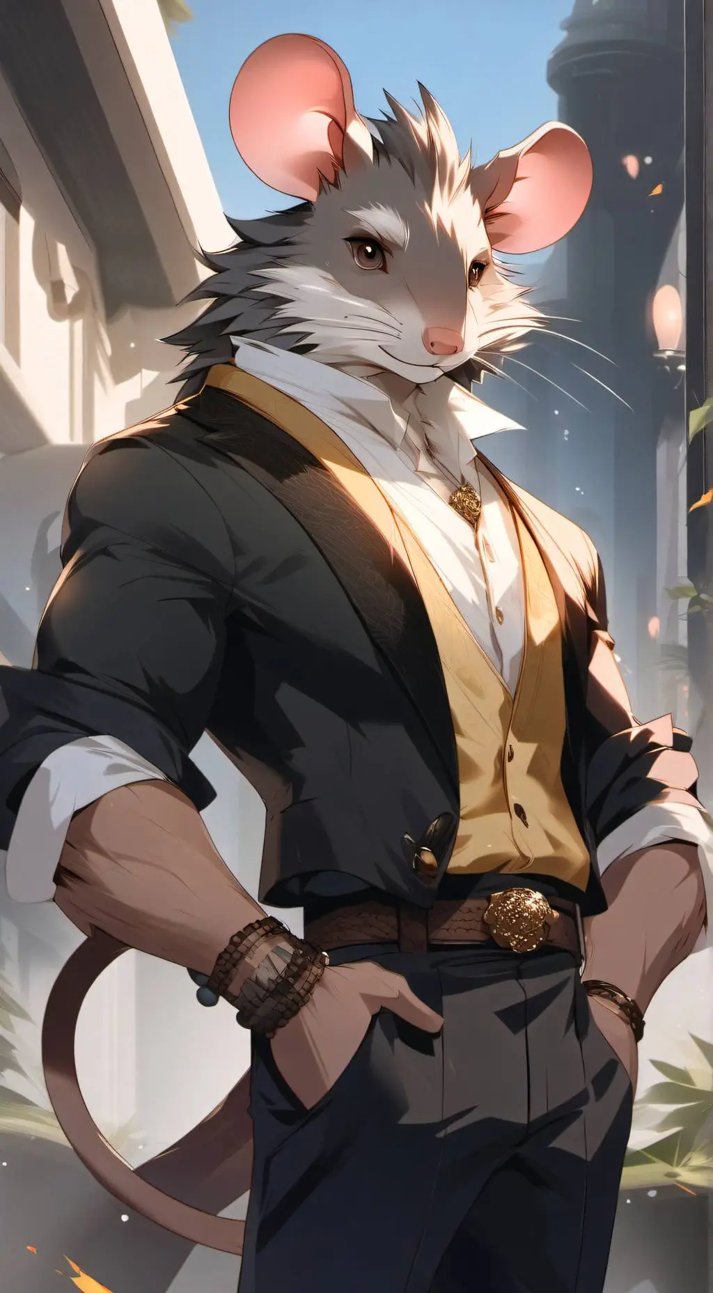 ai character: Ricky background