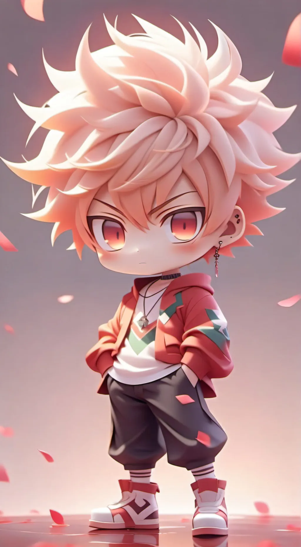 ai character: mini bakugo background