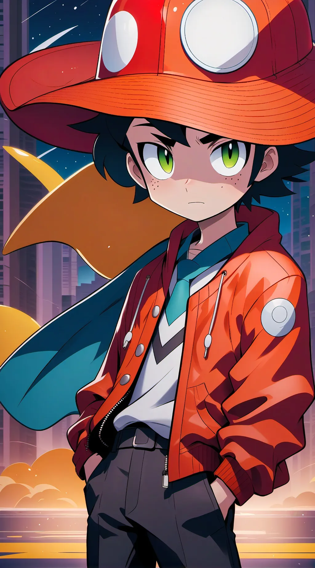 ai character: Hogwarts  background