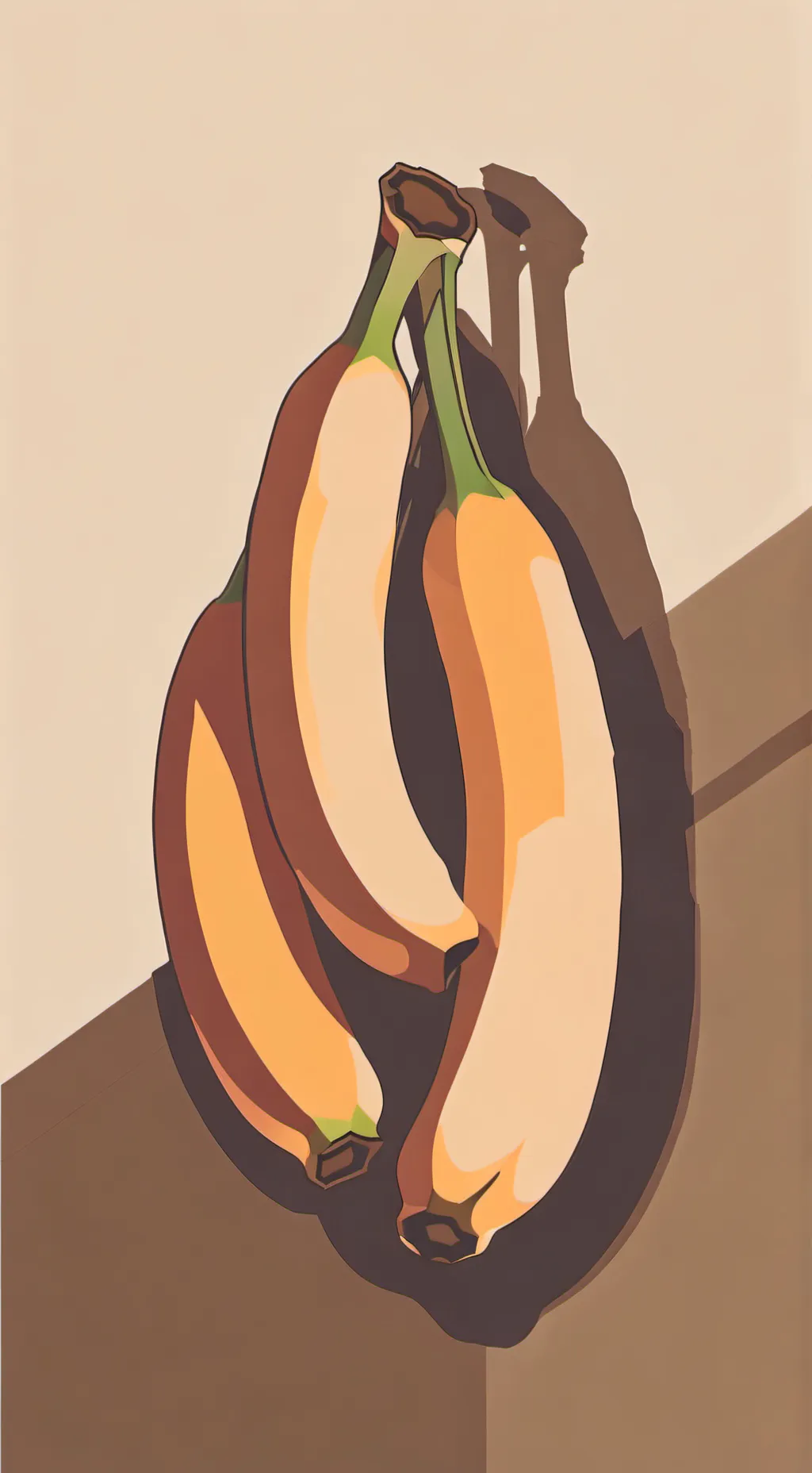 ai character: banane  background