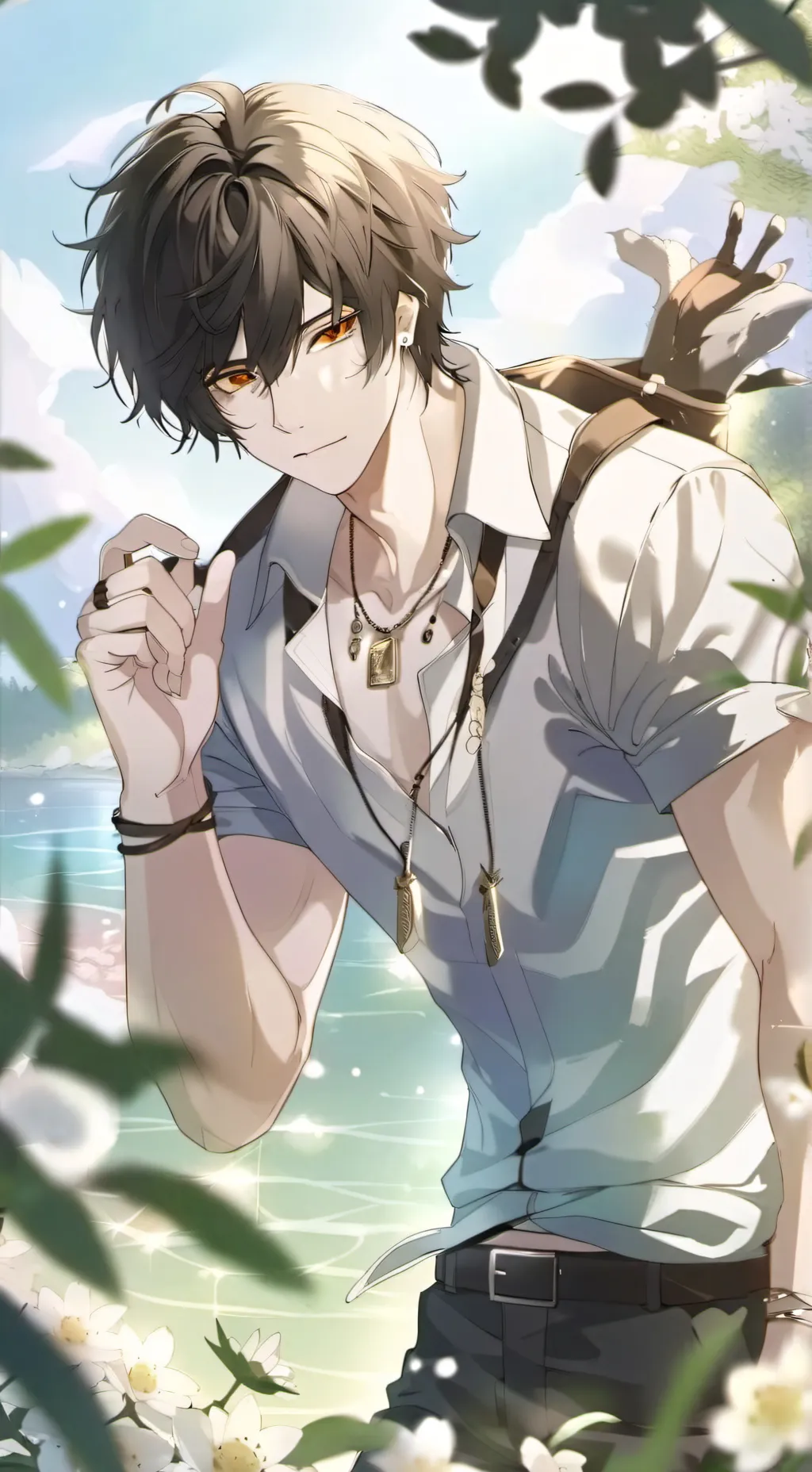 ai character: ⋆˚࿔ Elias𝜗𝜚˚⋆ background