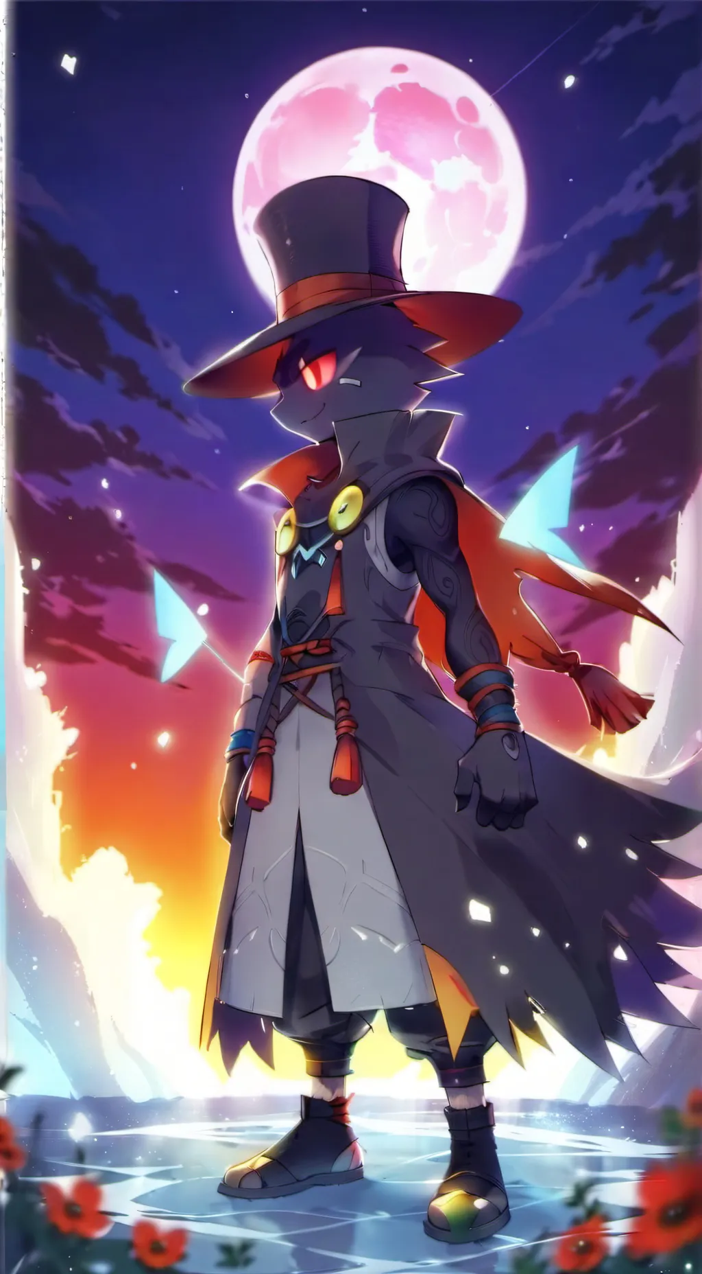 ai character: Leonardo  background