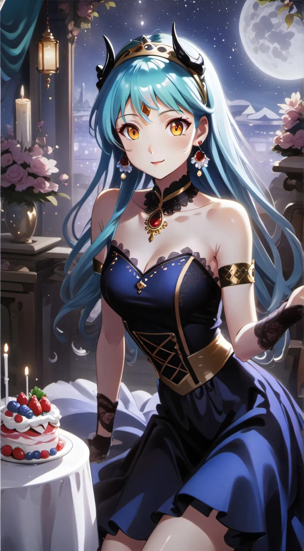 ai character: Lamya background