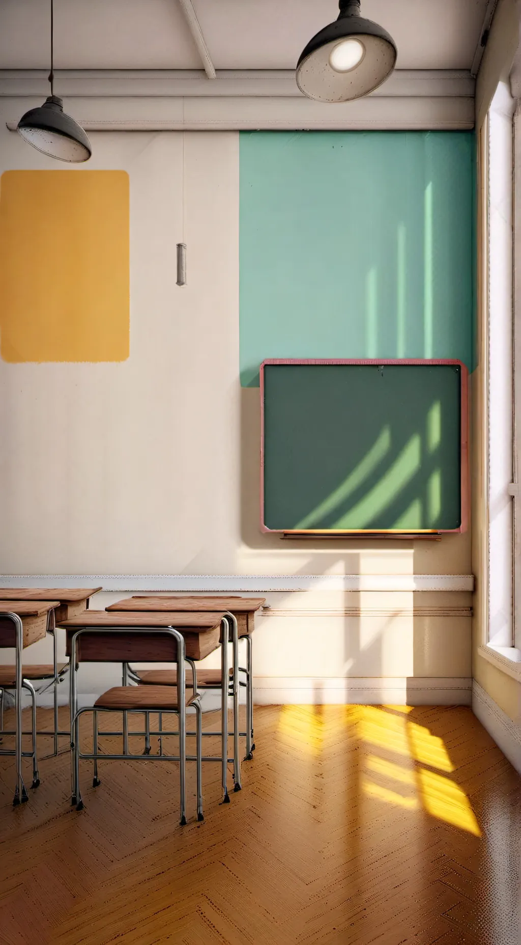 ai character: hybrid classroom 2 background