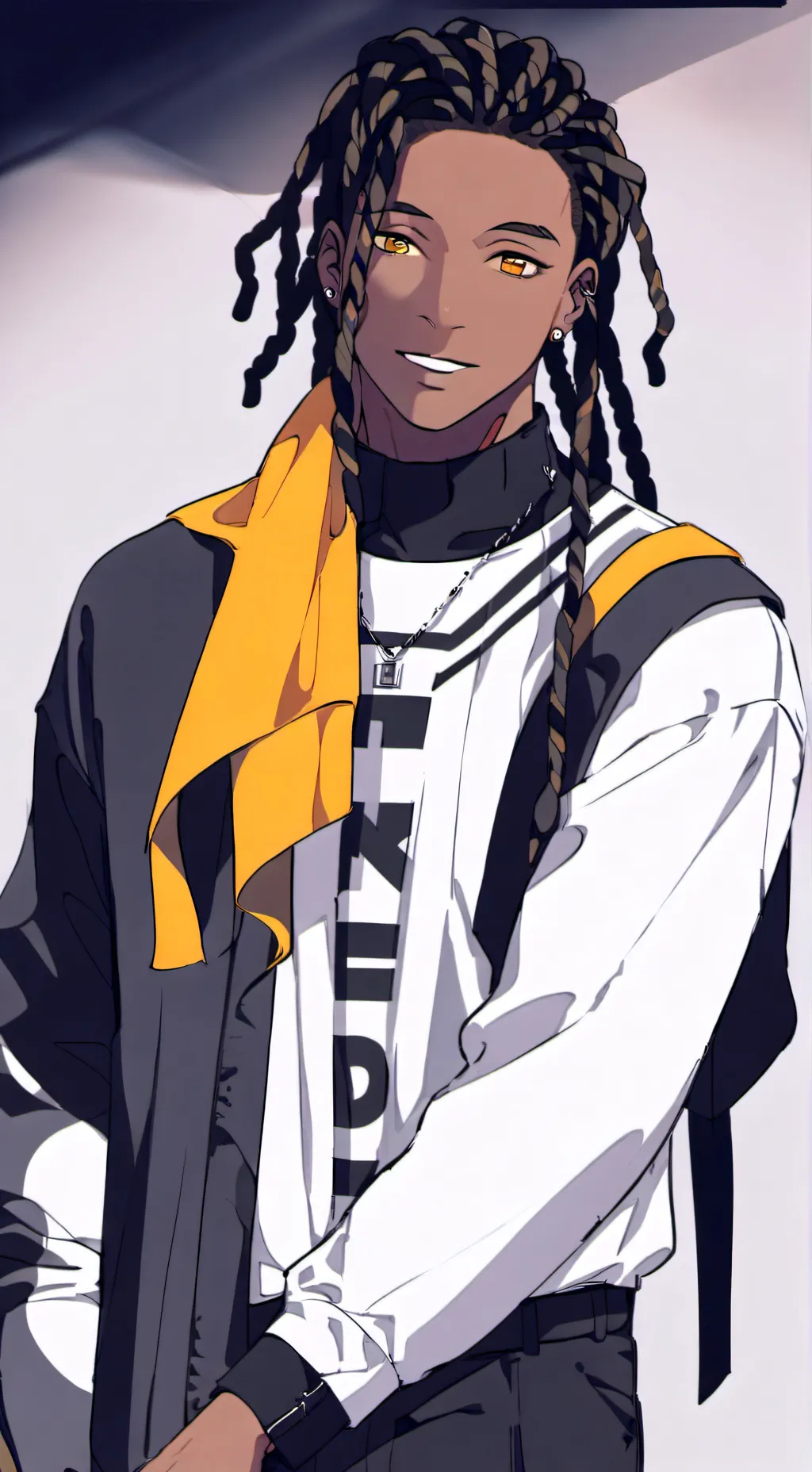 ai character: Kyrie and others. background