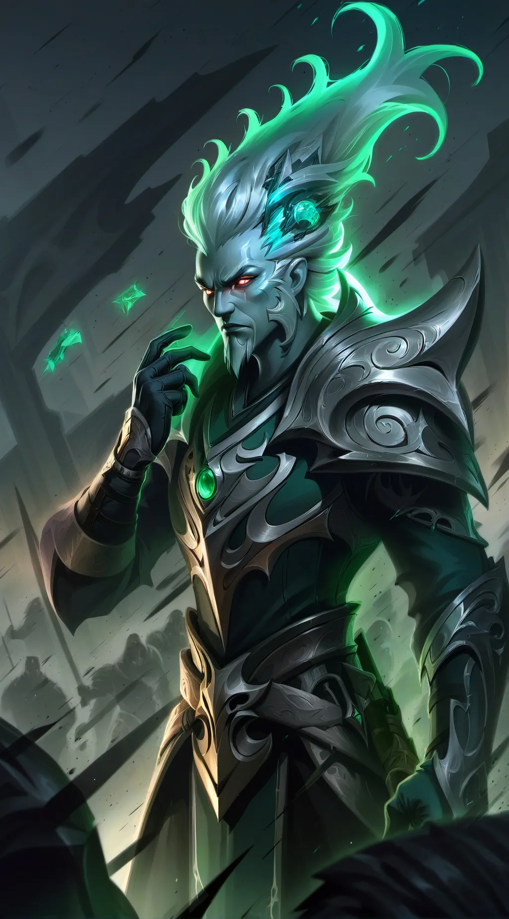 ai character: Lord of death background