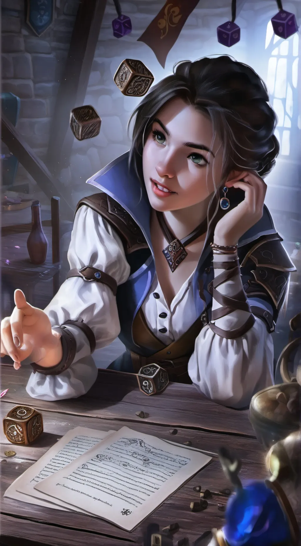 ai character: amy background