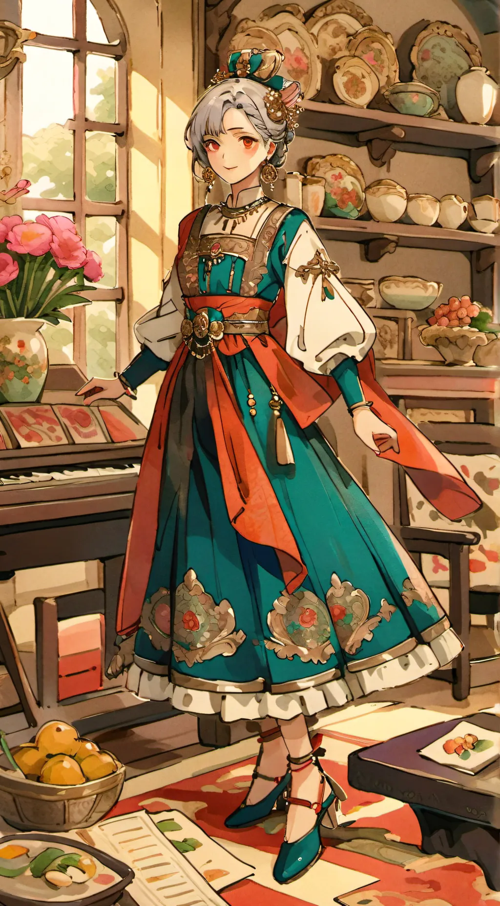 ai character: Freaky sprout  background
