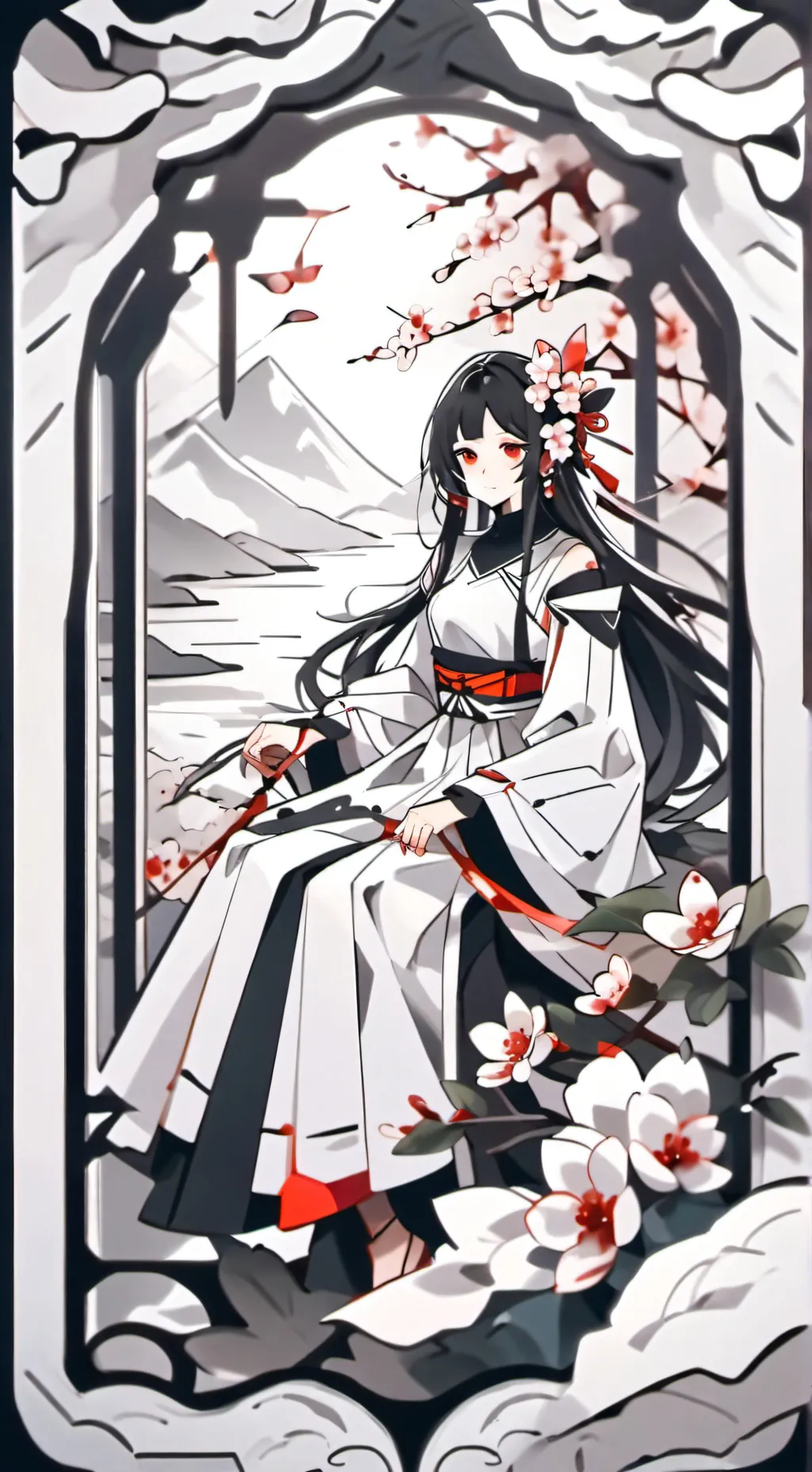 ai character: kny background