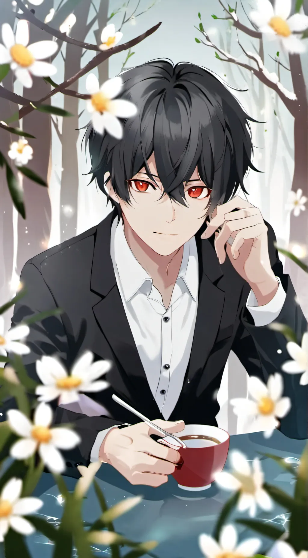 ai character: LANGUAGE!! background