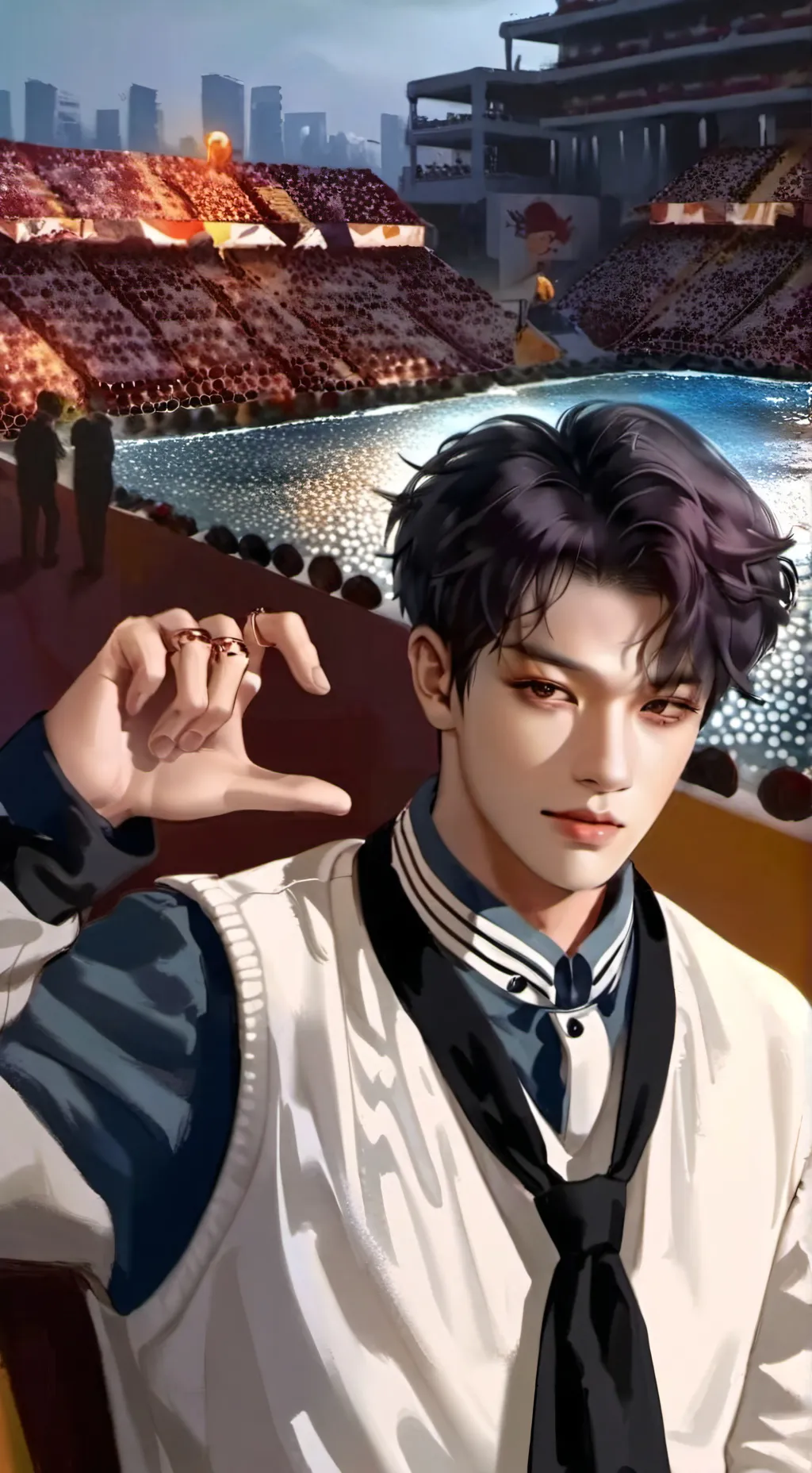 ai character: Bangchan Mafia  background