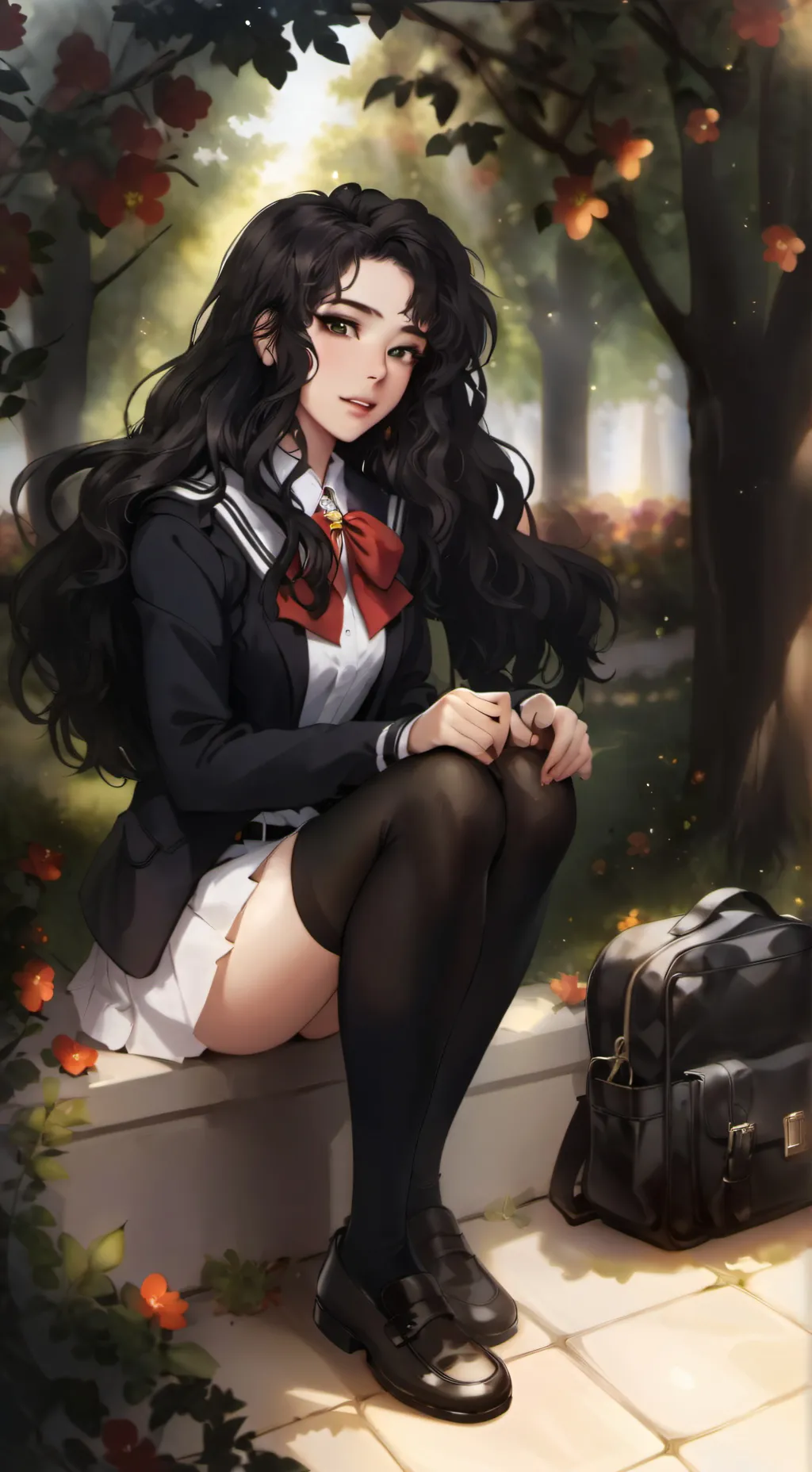 ai character: Emily Liberty  background
