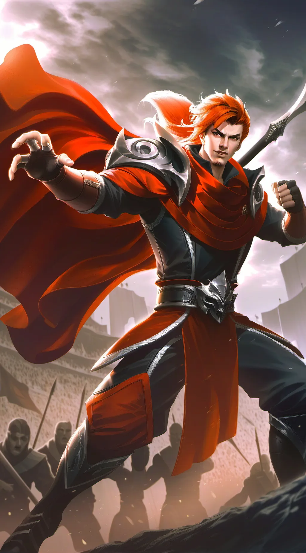 ai character: Alan  background