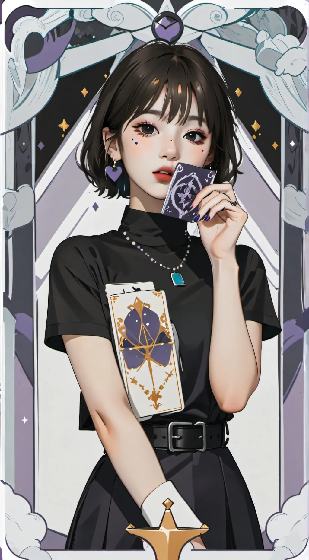 ai character: Luna Sparks background