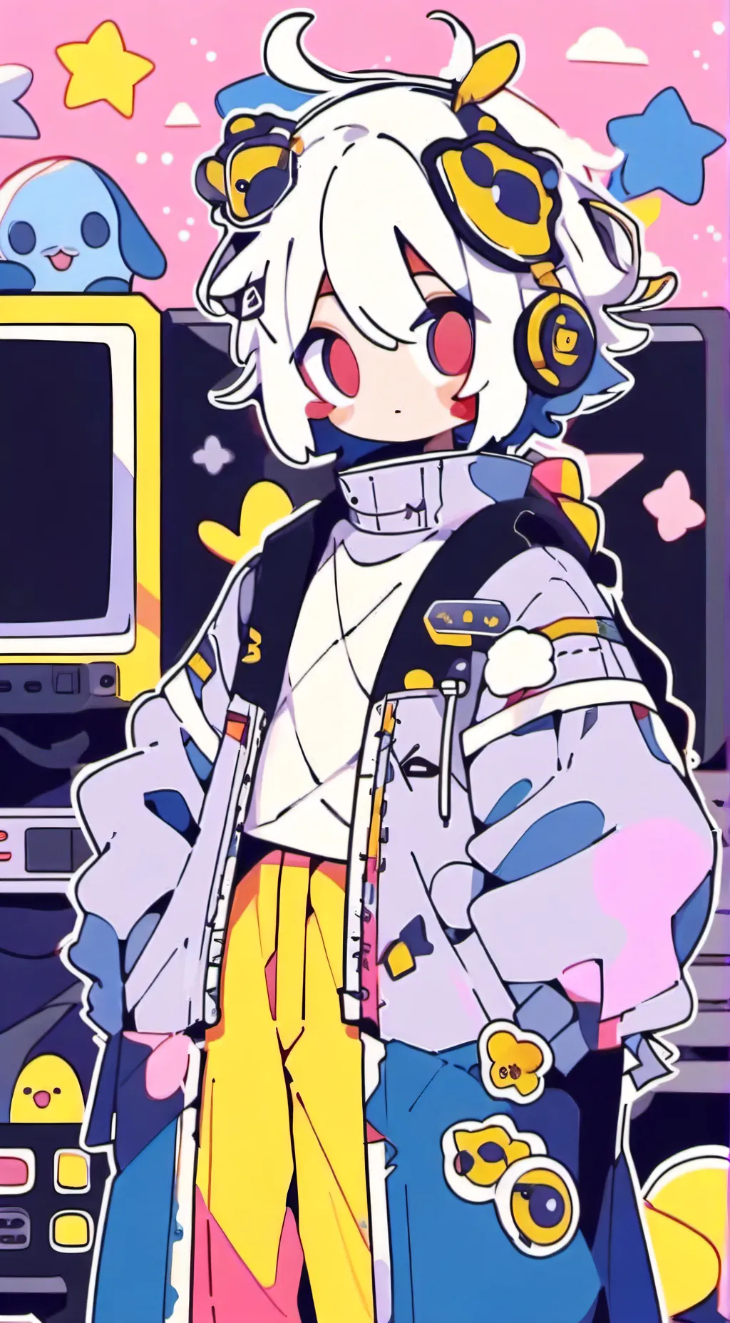 ai character: colega nova da esc background