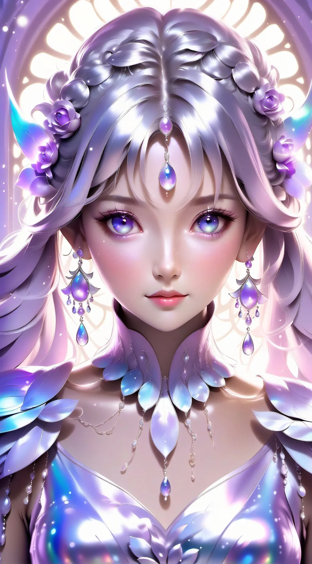 ai character: Luna background